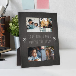 Familie sjabloon foto's Vaderdag aandenken Fotoplaat