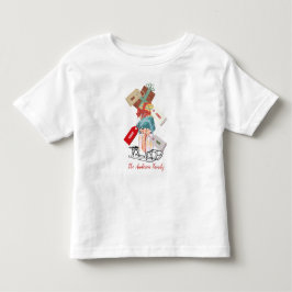 Familie slee leuk uniek vintage kerst kinder shirts