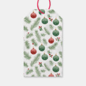 Familie Sneeuwbol Cadeaulabel (Achterkant)
