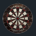 Familie Spelletjes Kamer Wood Look Jaarlijkse Reün Dartbord<br><div class="desc">Verhoog uw game-avonden met onze aangepaste familie houten effect dartbord, ontworpen om een persoonlijke touch aan uw huis te brengen. Met dit unieke dartbord kunt u met trots uw familienaam en locatie weergeven, waardoor het niet alleen een spel is, maar ook een gekoesterd familie-erfstuk. Ideaal voor bijeenkomsten, achtertuinfeesten of gewoon...</div>