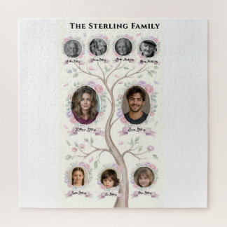 Familie Stamboom Erfgoed Aquarel Persoonlijke Post Legpuzzel