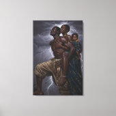 Familie Sterkte Kunst | Inspiratie muur decor Canvas Afdruk (Voorkant)