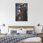 Familie Sterkte Kunst | Inspiratie muur decor Canvas Afdruk (Insitu (Slaapkamer))