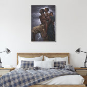 Familie Sterkte Kunst | Inspiratie muur decor Canvas Afdruk (Insitu (Slaapkamer))
