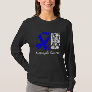 Familie Steun Syringomyelie Bewustzijn T-shirt