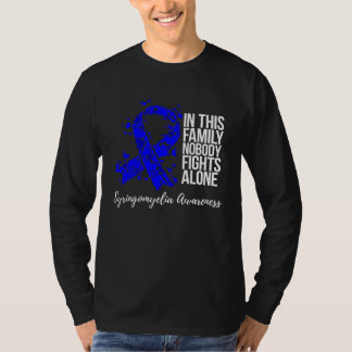 Familie Steun Syringomyelie Bewustzijn T-shirt