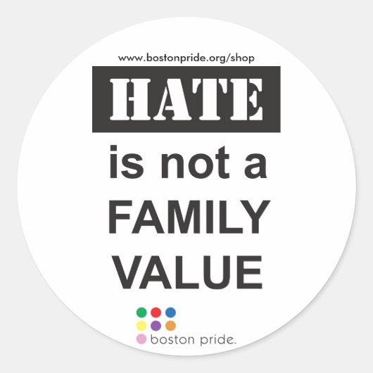 Familie Sticker Klein (Voorkant)