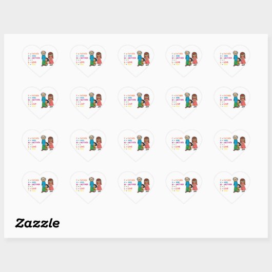 Familie stickers (Vel)