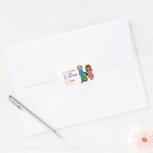 Familie stickers (Envelop)