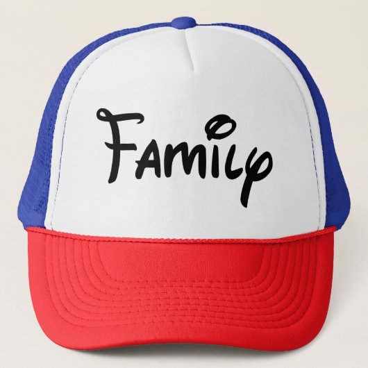 Familie stijl trucker pet (Voorkant)