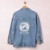 Familie Strand Cruise Reunion Vakantie Matching Denim Jacket (Hangar)