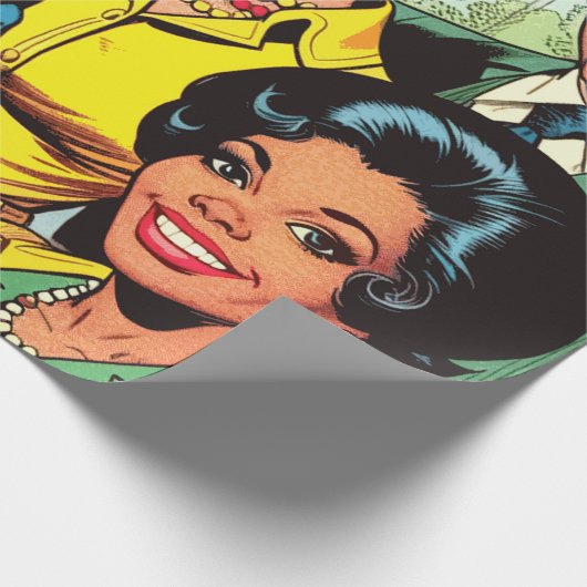 familie stripverhalen cadeaupapier (Hoek)