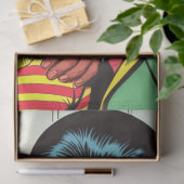  familie stripverhalen tissuepapier (Geschenk)