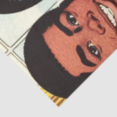  familie stripverhalen tissuepapier (Detail)