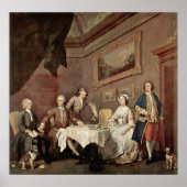 Familie Strode Portret van William Hogarth Poster (Voorkant)