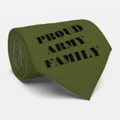 Familie stropdas Proud Army (Opgerold)