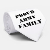 Familie stropdas Proud Army (Opgerold)