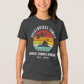 Familie Summer Reunion Beach House Matching Tri-Blend Shirt (Voorkant)