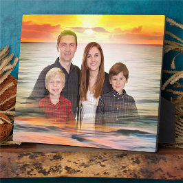 Familie Sunset 1738 Fotoplaat