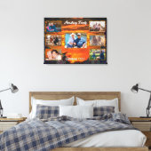 Familie Sunset Collage 2584 Art Canvas Afdruk (Insitu (Slaapkamer))