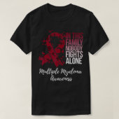 Familie Support Multiple Myeloma Bewustheid T-shirt (Design voorkant)