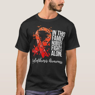 Familie Support Myelofibrose Bewustheid T-shirt