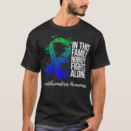 Familie Support Neurofibromatosis NF Awareness T-shirt (Voorkant)