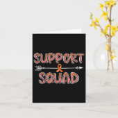 Familie Support Squad Nierkanker Awareness Match Kaart (Gele Bloem)