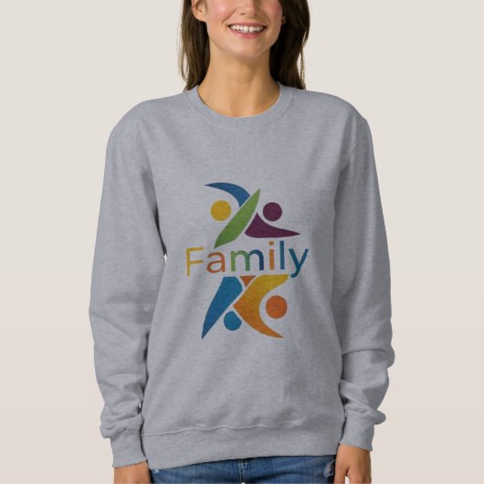Familie Sweatshirt (Voorkant)