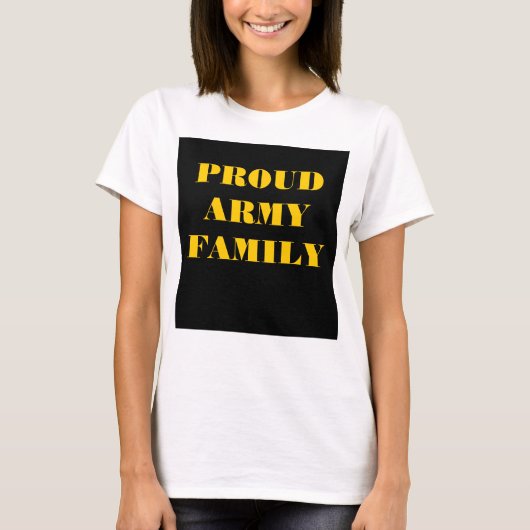 Familie T-Shirt Proud Army (Voorkant)