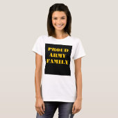 Familie T-Shirt Proud Army (Voorkant volledig)