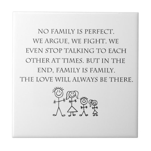 Familie Tegeltje (Voorkant)