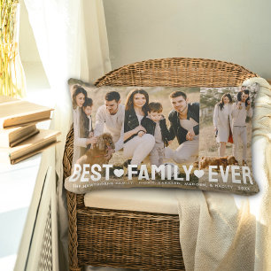 Familie Tekst Overlay Beste Familie Ooit Fotocolla Kussen