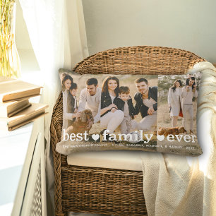 Familie Tekst Overlay Beste Familie Ooit Fotocolla Kussen