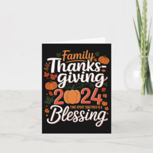 Familie Thanksgiving 2024 Thanksgiving Crew Matchi Kaart