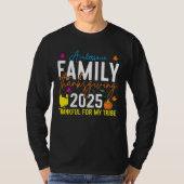 Familie Thanksgiving 2025 Shirt | Bewerkbaar Turki (Voorkant)