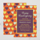 Familie Thanksgiving Aangepaste uitnodiging (Voorkant / Achterkant)