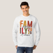 Familie Thanksgiving Bijeenkomst 2025 | Turkije &  T-shirt (Voorkant volledig)
