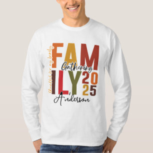 Familie Thanksgiving Bijeenkomst 2025 Turkije & T-shirt