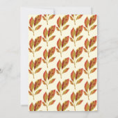 Familie Thanksgiving Brunch Kaart (Achterkant)