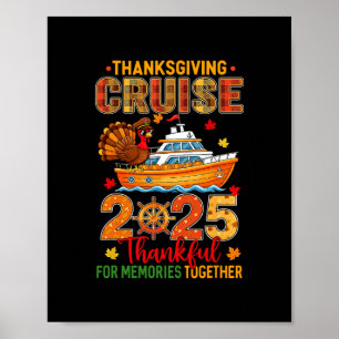 Familie Thanksgiving Cruise 2025 Bemanning Turkije Poster