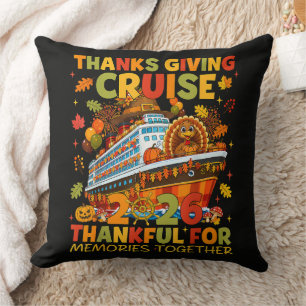 Familie Thanksgiving Cruise 2026 Vakantietrip Kussen