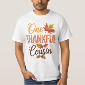 Familie Thanksgiving matching dankbaar T-shirt (Voorkant)