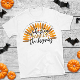 Familie Thanksgiving offerte toevoegen T-shirt