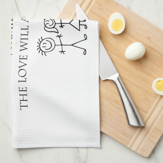 Familie Theedoek (Quarter Fold)