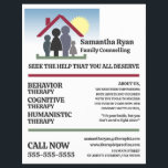 Familie Therapie Ontwerp, Psychotherapeut, Therapi Flyer<br><div class="desc">Familie Therapie Ontwerp,  Psychotherapeut,  Therapie Reclame Flyers Door The Business Card Store.</div>