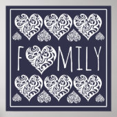 Familie thuis/Kantoor decor Poster (Voorkant)