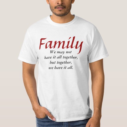 Familie Together T-Shirt (Voorkant)