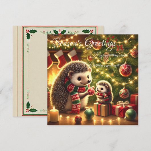 Familie Traditie Kaart (Voorkant / Achterkant)