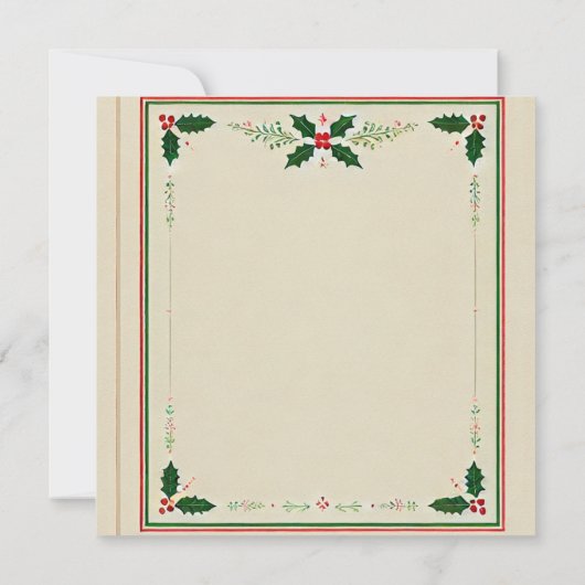 Familie Traditie Kaart (Achterkant)